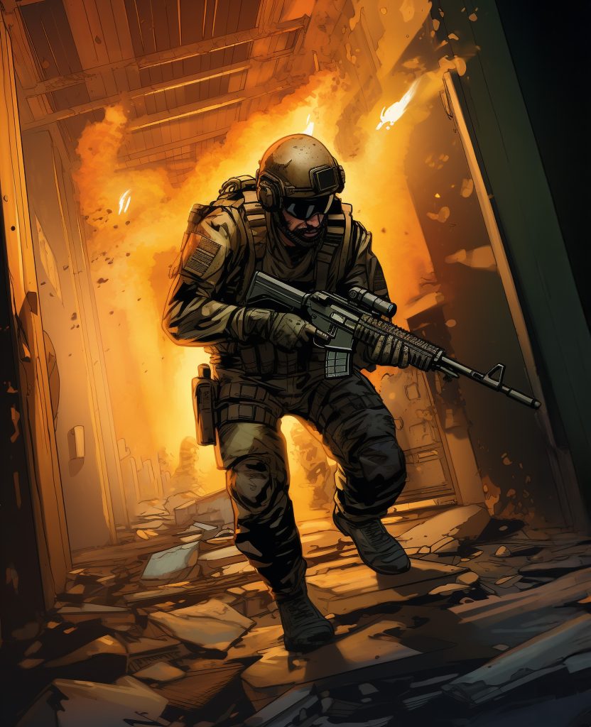 This image has an empty alt attribute; its file name is cartoon-soldier-with-combat-war-832x1024.jpg